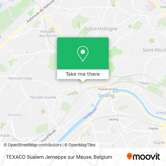 TEXACO Sualem Jemeppe sur Meuse plan