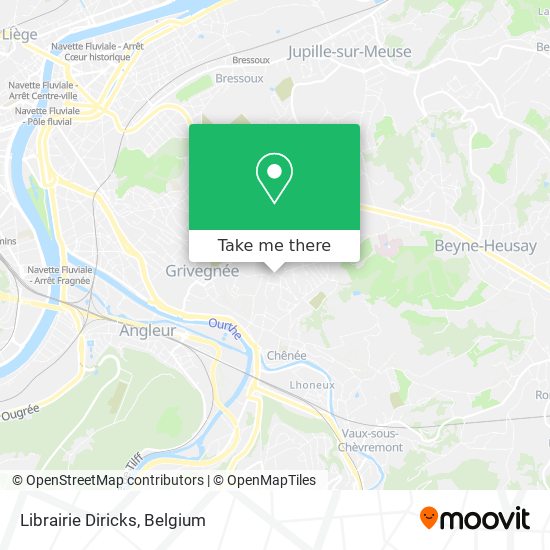 Librairie Diricks map