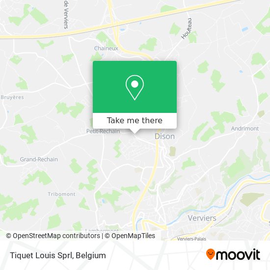 Tiquet Louis Sprl map