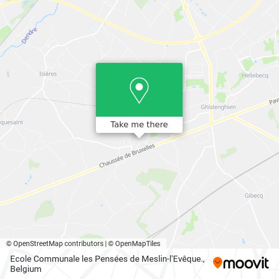 Ecole Communale les Pensées de Meslin-l'Evêque. map