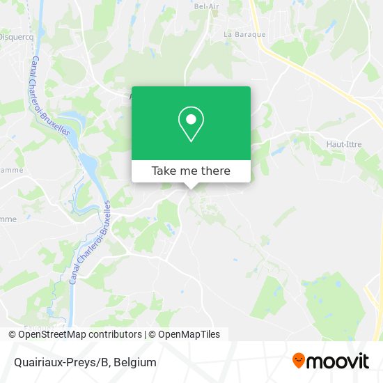 Quairiaux-Preys/B map