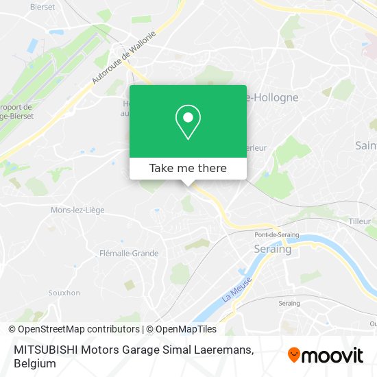 MITSUBISHI Motors Garage Simal Laeremans map