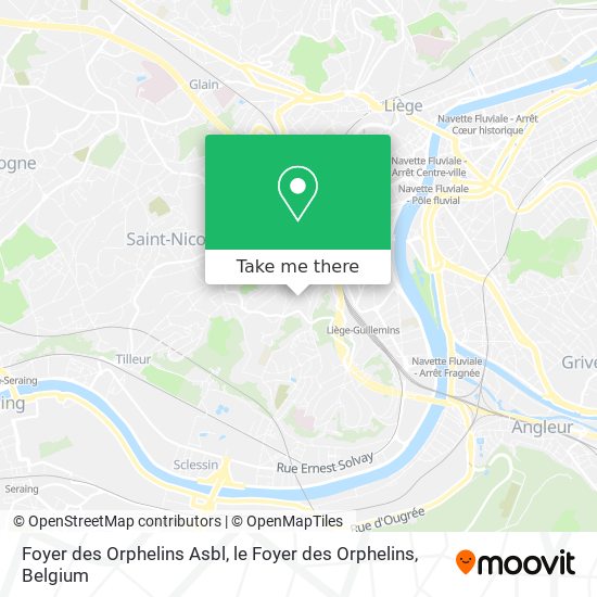 Foyer des Orphelins Asbl, le Foyer des Orphelins map