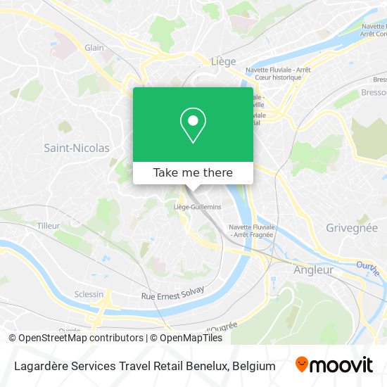 Lagardère Services Travel Retail Benelux map