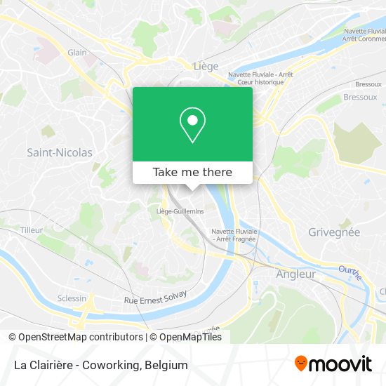 La Clairière - Coworking map