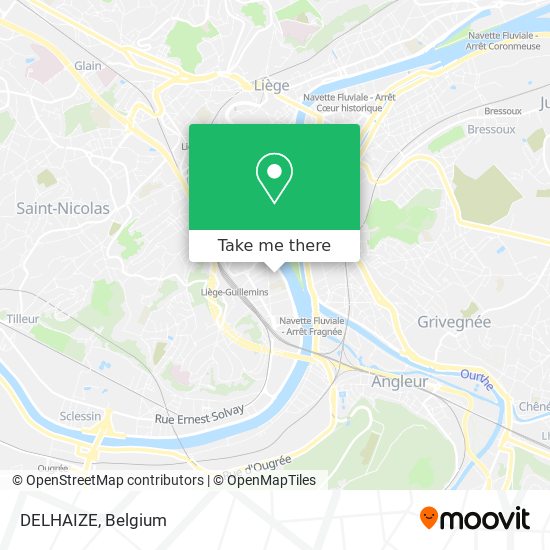 DELHAIZE map