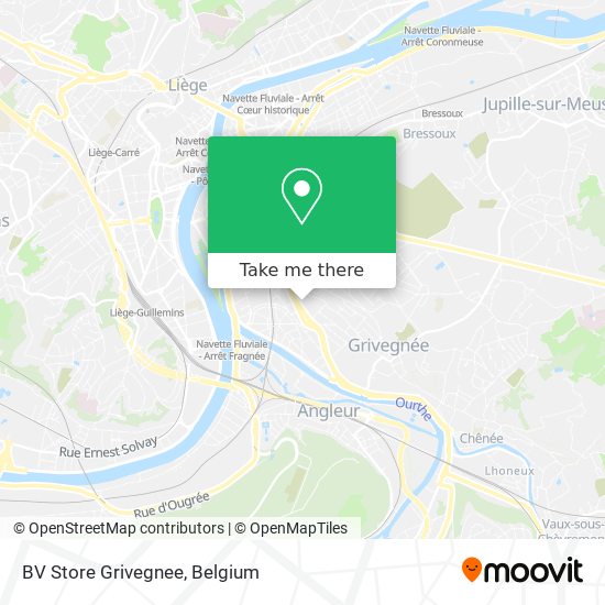 BV Store Grivegnee map