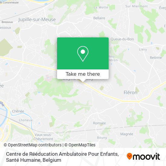 Centre de Rééducation Ambulatoire Pour Enfants, Santé Humaine map