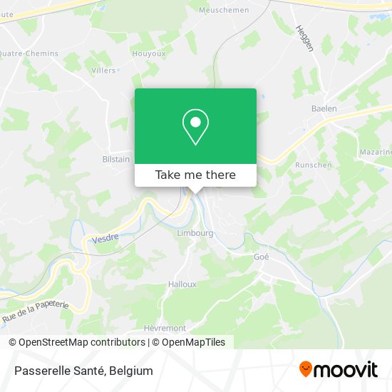 Passerelle Santé map