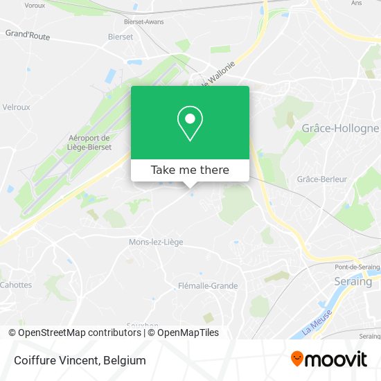 Coiffure Vincent map