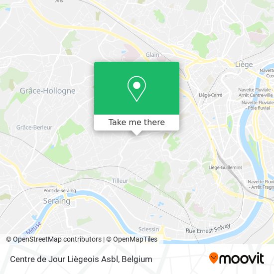 Centre de Jour Liègeois Asbl plan