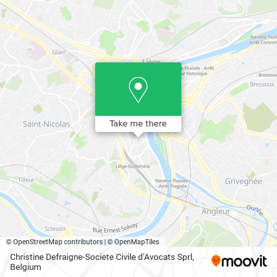 Christine Defraigne-Societe Civile d'Avocats Sprl map