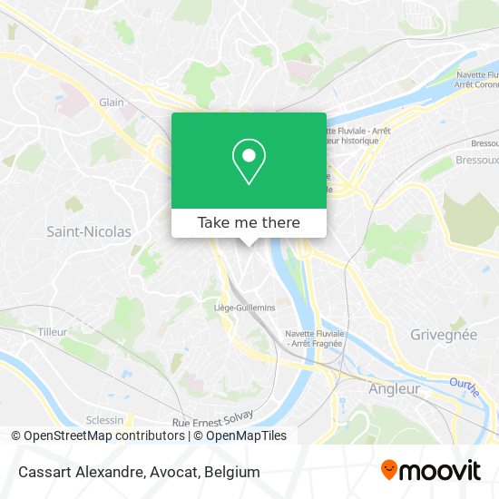 Cassart Alexandre, Avocat map