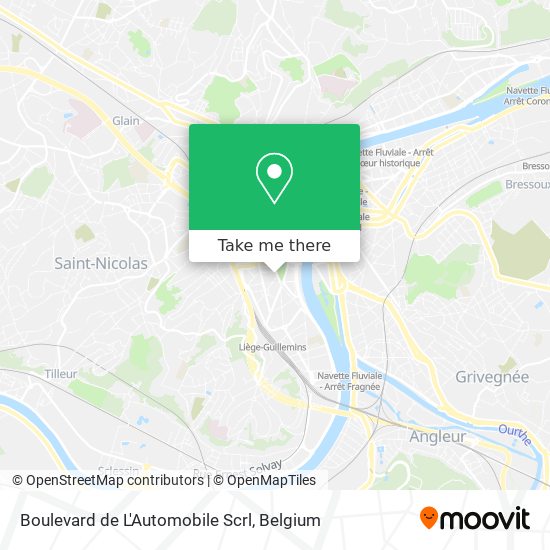 Boulevard de L'Automobile Scrl map