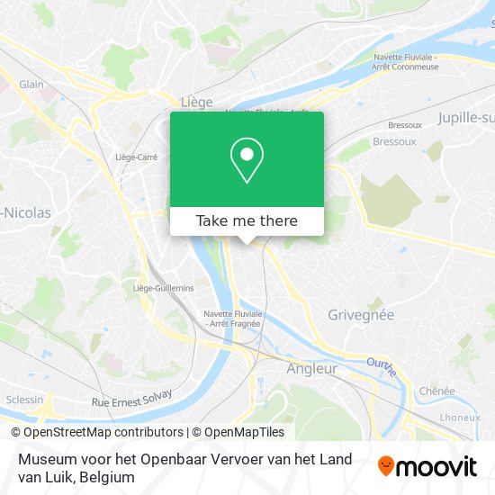 Museum voor het Openbaar Vervoer van het Land van Luik plan