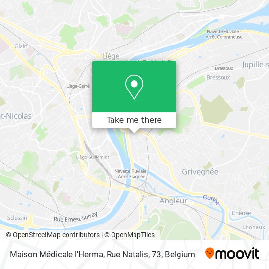 Maison Médicale l'Herma, Rue Natalis, 73 map