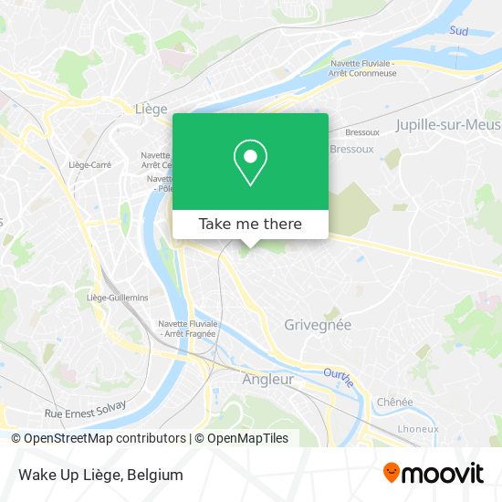 Wake Up Liège map