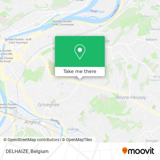 DELHAIZE map