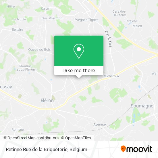 Retinne Rue de la Briqueterie map