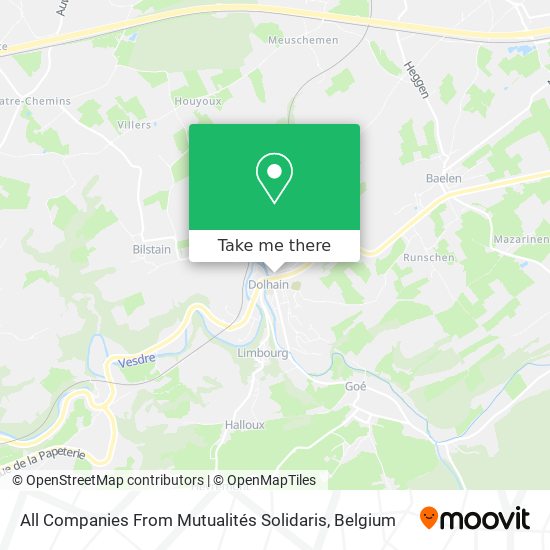 All Companies From Mutualités Solidaris map