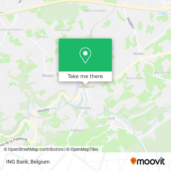 ING Bank map