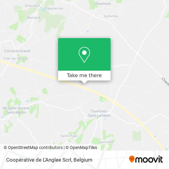 Coopérative de L'Anglee Scrl plan