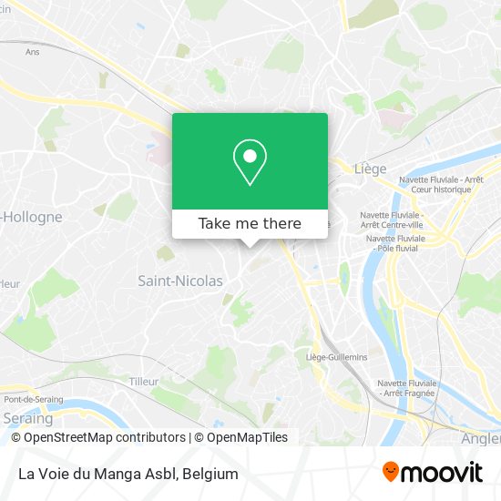 La Voie du Manga Asbl map