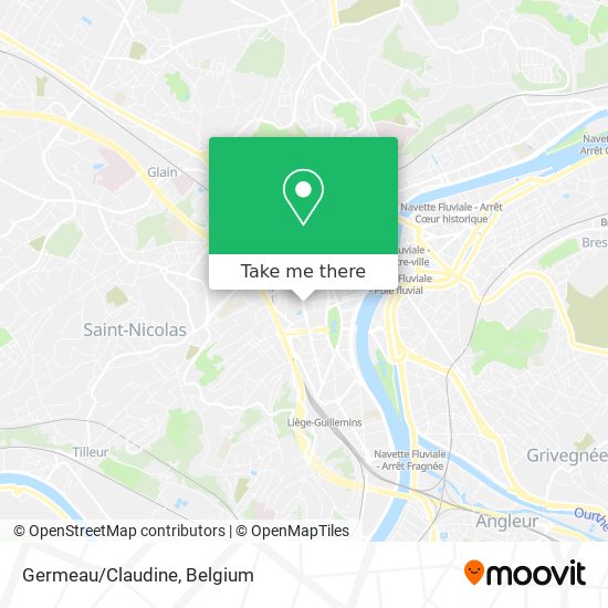 Germeau/Claudine map
