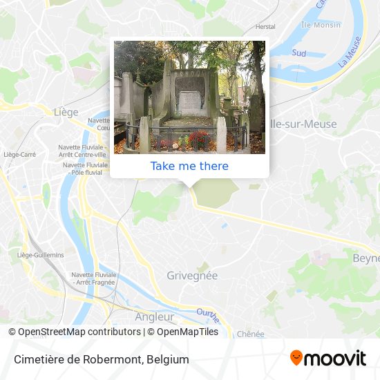 Cimetière de Robermont map