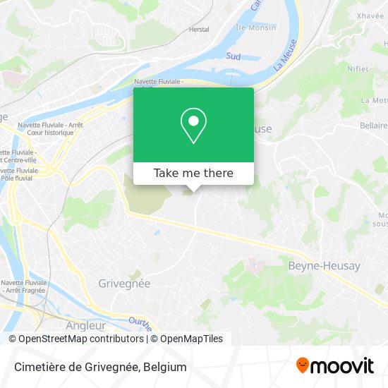 Cimetière de Grivegnée map
