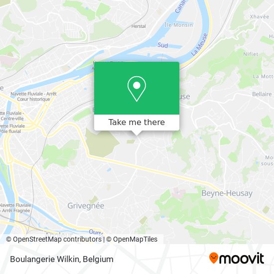 Boulangerie Wilkin map