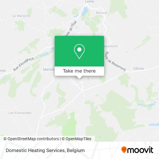 Domestic Heating Services map