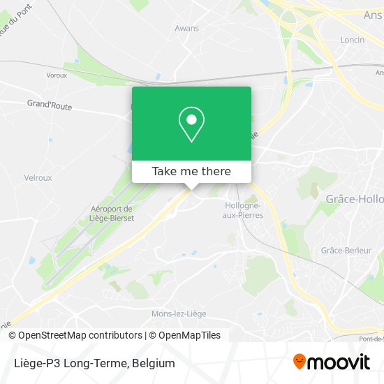 Liège-P3 Long-Terme map