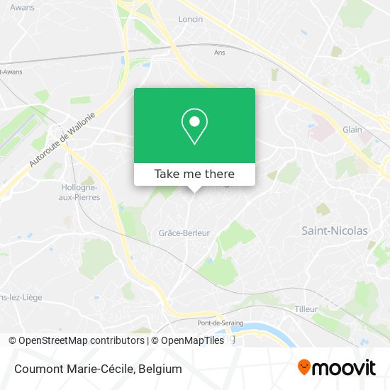 Coumont Marie-Cécile map