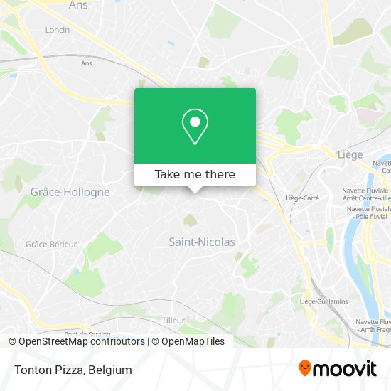 Tonton Pizza map