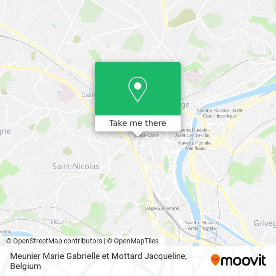 Meunier Marie Gabrielle et Mottard Jacqueline map