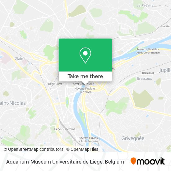 Aquarium-Muséum Universitaire de Liège plan