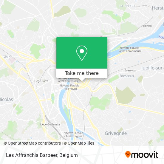 Les Affranchis Barbeer map