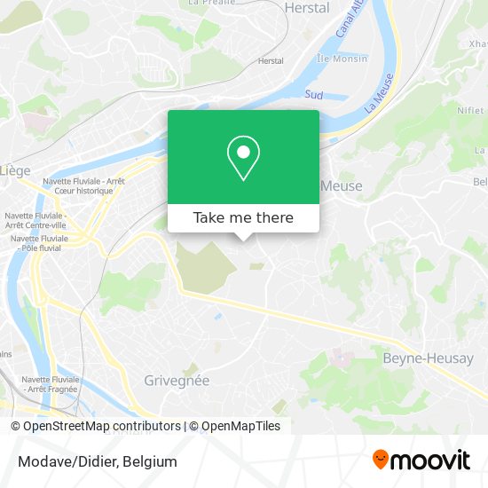 Modave/Didier map