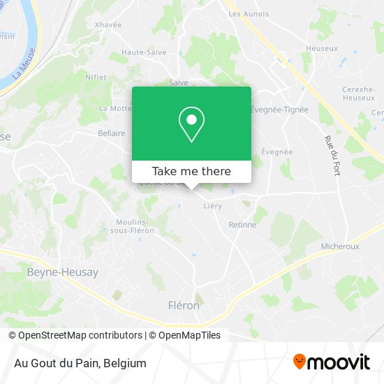 Au Gout du Pain map