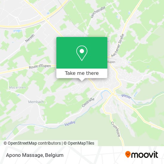 Apono Massage map