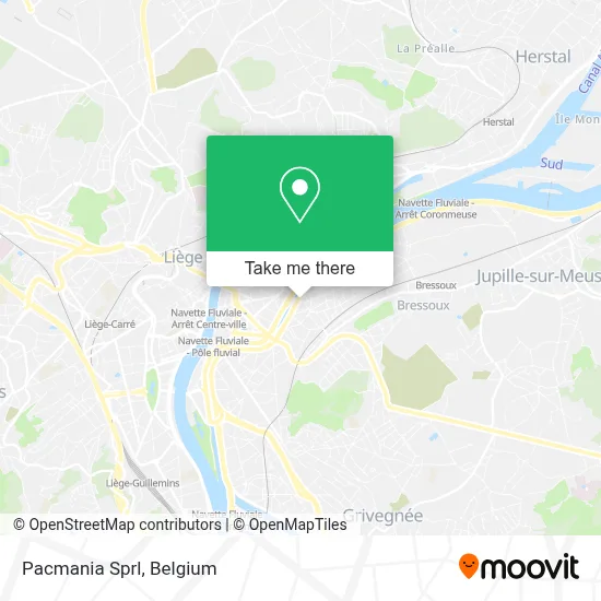 Pacmania Sprl map