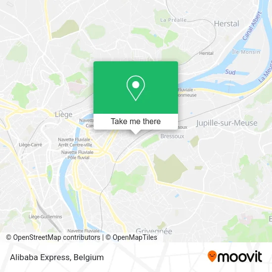 Alibaba Express map