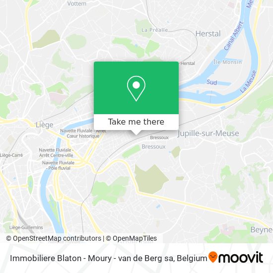 Immobiliere Blaton - Moury - van de Berg sa map