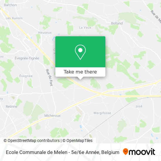 Ecole Communale de Melen - 5e / 6e Année plan