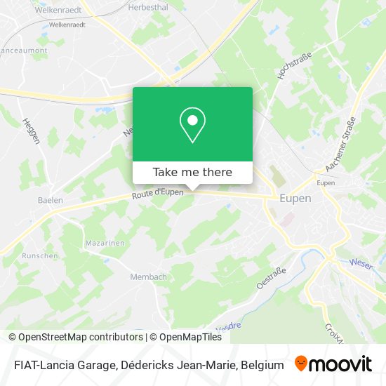FIAT-Lancia Garage, Dédericks Jean-Marie plan