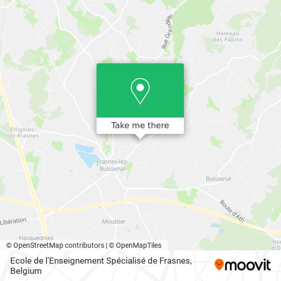 Ecole de l'Enseignement Spécialisé de Frasnes map