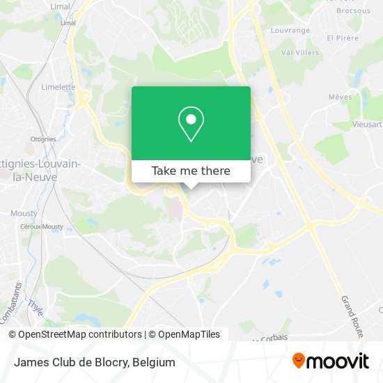James Club de Blocry plan