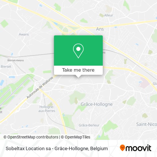 Sobeltax Location sa - Grâce-Hollogne plan
