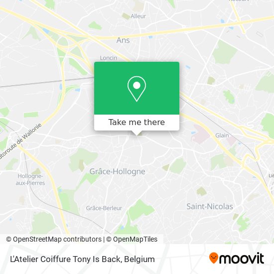 L'Atelier Coiffure Tony Is Back map